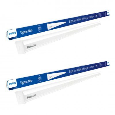 Philips 30 W LED Tubelight | Ujjawal Neo LED Tubelight for Home & Hall, Colour : Cool Day Light, Pack Of 2