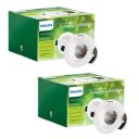 Philips 3W Astra Spot Tilt Cool White Recessed Ceiling Lamp (Pack of 2)...
