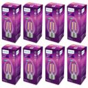 Philips 4-Watt 400-lumen Clear Candle E27 Base (Warm White, Pack of 8)...