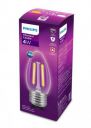 PHILIPS 4-watt Filament Candle LED Bulb | Clear Candle Bulb for Home & Decoration | Bulb Base: E27, Cool White...