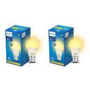 PHILIPS 5-watt LED Bulb | AceSaver LED Bulb | Base: B22 Light Bulb for Home | Warm White, Pack of 2...