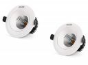 Philips 7-Watt Round Astra Spot Recessed COB Spot Light (Cool White,Pack of 2)...