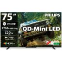 Philips (75") 4K Ultra HD QLED Smart QD-Mini LED Google TV 75MLED610/94...