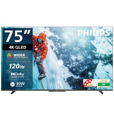 Philips (75") 8100 Series 4K Ultra HD Smart QLED Google TV 75PQT8100/94