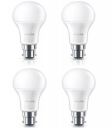 PHILIPS 7W B22 LED Bulb, Warm White, Pack of 4...