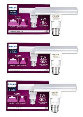 PHILIPS 7W B22 LED Cool Day Light Bulb Pack of 3