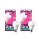 PHILIPS 7W e27 LED Cool Day Light Bulb, Pack of 2 (9290011432)...