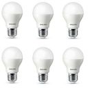 PHILIPS 7W e27 LED Cool Day Light Bulb, Pack of 6 (Ace Saver)...