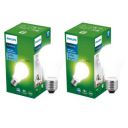 PHILIPS 9-watt Diffused LED Glass Light Bulb | Bulb Base: E27, 600 Lumen Full Glow Frosted Diffused LED Bulb for Home Decoration | Warm White, Pack of 2...