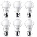 Philips 9-Watts B22 LED Warm White LED Bulb, Pack of 6, (Ace Saver)...