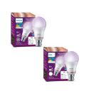 PHILIPS 9W B22 LED Bulb Warm White, Pack of 2...