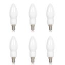 Philips Ace Saver 2.7W E14 LED Glass Candle Bulb | Candle Bulb for Home Decoration | Cool White, Pack of 6...