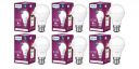 PHILIPS Ace Saver 8.5W B22 LED Bulb Crystal White Pack of 6...