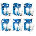 Philips Ace Saver 9 Watt LED Bulb, Base B22 (Cool Day Light), Pack of 6...