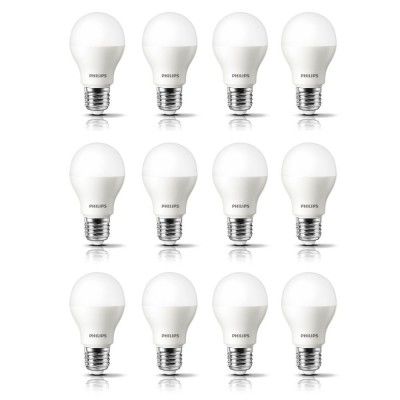 Philips Ace Saver Base E27 2.7-Watt LED Bulb (Pack of 12, Cool Day Light)