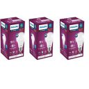 Philips Ace Saver Base E27 9-Watt LED Bulb (Pack of 3, Crystal White)...