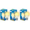 Philips Ace Saver Base E27 9-Watt LED Bulb (Pack of 3, Golden Yellow)...