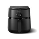 PHILIPS Air Fryer NA120/00, uses up to 90% less fat, 1500W, 4.2 Liter, with Rapid Air Technology (Black), Large...
