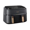 PHILIPS Air Fryer NA352/00 with Rapid Air Technology, 9L capacity, Dual basket (6L & 3L), Extra Large...