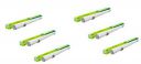 Philips Astra Line 9-Watt 2-Feet LED Tubelight Batten (Warm White, Pack of 6)...