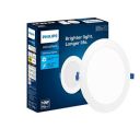 PHILIPS Astra Sleek 10-watt Round LED Downlighter | LED Ceiling Light for Home and Hall | Cut Out: 110 mm, Color: Cool Day Light, Pack of 1 | Polycarbonate (PC)...