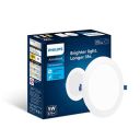 PHILIPS Astra Sleek 5-watt Round LED Downlighter | LED Ceiling Light for Home and Hall | Cut Out: 75 mm, Color: Natural White, Pack of 1...