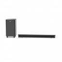 Philips Audio HTL8162 2.1CH 160W Bluetooth Soundbar with Wireless Subwoofer, HDMI ARC, Metal Grille, Glass Top & Touch Control (Black)...