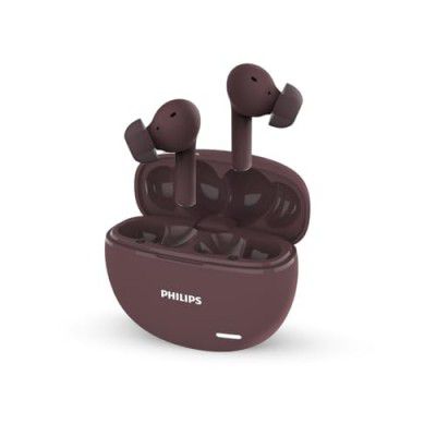 PHILIPS Audio TAT1179RD/94 True Wireless in Ear Earbuds (Red)