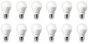 PHILIPS Base E27 7-Watt LED Bulb (Crystal White) - Pack of 12...