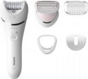 PHILIPS BRE710/00 Cordless Epilator  (White, Silver)...