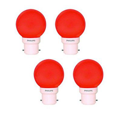 Philips Deco Mini Base B22 0.5-Watt LED Bulb (Pack of 4)