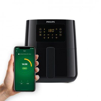 PHILIPS Digital Connected Smart Air Fryer HD9255/90, Voice assistant control and Touch Panel, Wifi enabled, Get Rs 800 off on combined purchased with Baking Kit