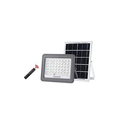 PHILIPS Essential SmartBright 6-watt,900lm All in one Solar Flood Light |BVC080 LED9/765 | Solar Flood Light with Infra Red Remote