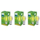 PHILIPS Full Glow 9-watt B22 Clear LED Bulb | Warm White, Pack of 3...