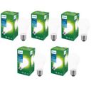 PHILIPS Full Glow Energy Saver Filament Glass 9-watt LED Bulb, Cool Daylight, Pack of 5...