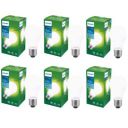 PHILIPS Full Glow Energy Saver Filament Glass E27 LED Bulb | 9-watt, 825 Lumen Full Glow Frosted Diffused LED Bulb, Cool Daylight, Pack of 6...