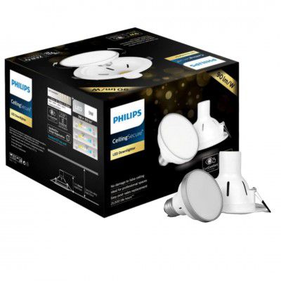 Philips Glass 14W Cool Day White Downlighter with Bulb, Pack of 1, (929001951724)