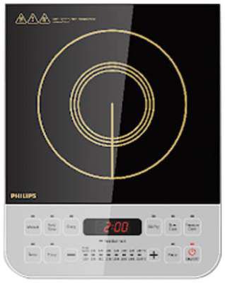 Philips HD4928 2100 W Induction Cooktop ( Black , Touch Panel Control)