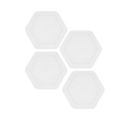 PHILIPS Hexastyle 12W Downlighter(Warm White), Pack of 4 | Cutout - 6 inch | Panel Light for False Ceiling...