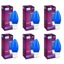 PHILIPS LED Deco Blue 0.5W Glass candle (Pack of 6)...