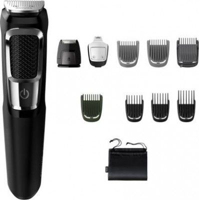 PHILIPS MG3750/33 Fully Waterproof Trimmer 60 min Runtime 10 Length Settings (Black)