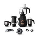 PHILIPS Mixer Grinder 3-in-1 750 Watt (Mixer Grinder + Juicer + Food Processor) 4 Jar, (HL7707/00)...