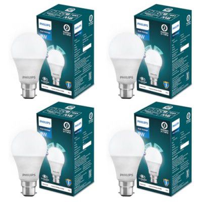 PHILIPS Multi - Wattage LED Bulb, Pack Of 4