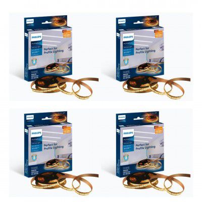 PHILIPS Polycarbonate LED Profile Light for Ceiling | 5-Meter LED Strip Light | Pack of 4