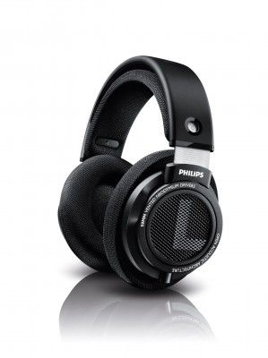 PHILIPS SHP9500 Over-Ear Headphones, Double Layered Cushion (Black)