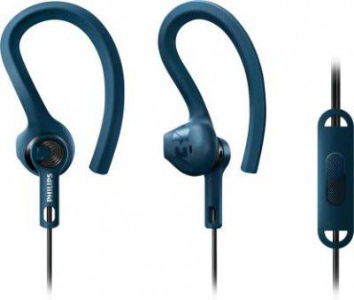 PHILIPS SHQ1405BL Wired Headset  (Blue, In the Ear)