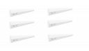 PHILIPS Slimline 5-Watt 1-Feet LED Tubelight Batten (Warm White, Pack of 6)...