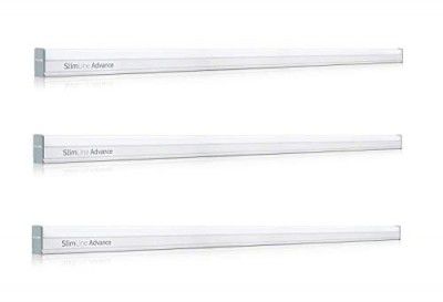 Philips Slimline Advance 25-Watt 2500-lumen Metal Batten Tubelight (Pack of 3) (Warm White) (Study Room Specialist)