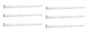 Philips Slimline Advance 25-Watt 2500-lumen Metal Batten Tubelight (Pack of 6) (Warm White) (Study Room Specialist)...