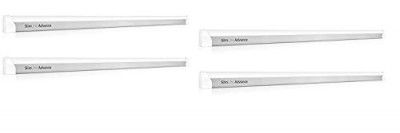 Philips Slimline Advance 36-Watt 3600-lumen Metal Batten Tubelight (Pack of 4) (Warm White) (Large Room Specialist)